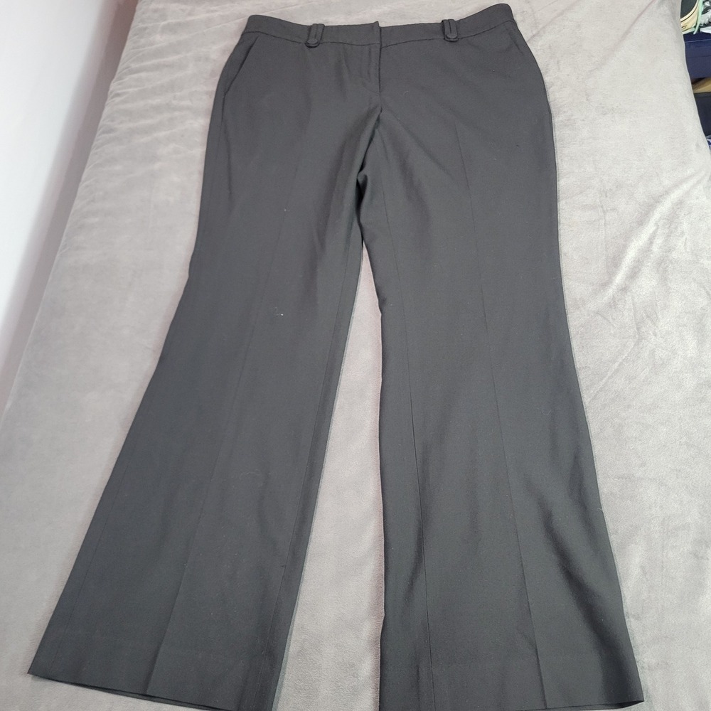 Talbots Signature Boot Black Dress Pants Mens 10P Petite Stretch Bootcut Trouser